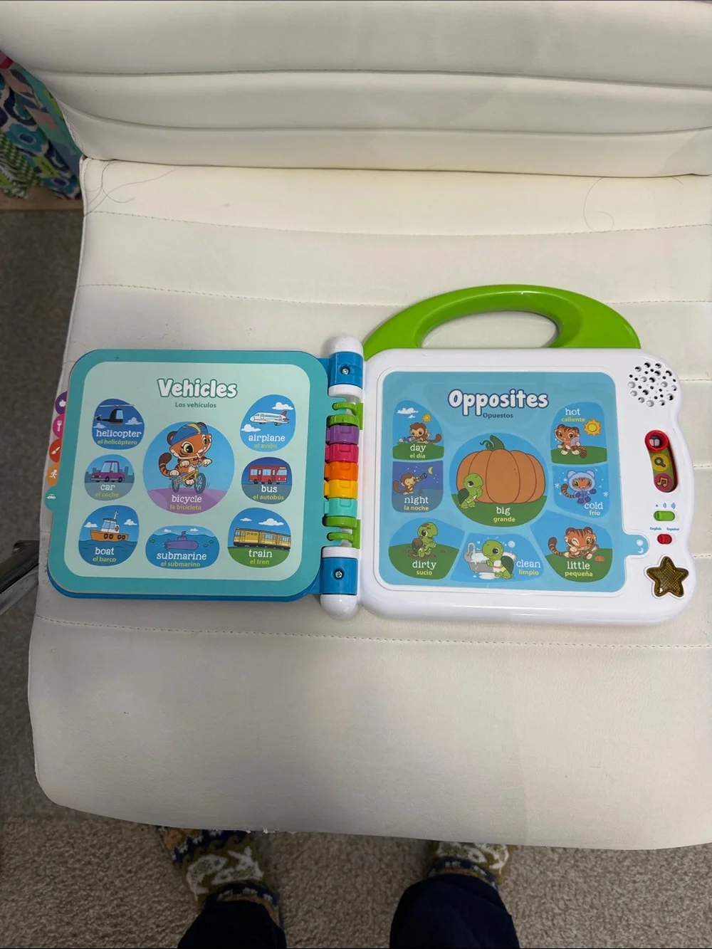 LeapFrog Learning Friends 100 Words Book - Blue & Green